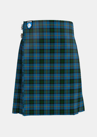Traditional_Quinn_Tartan_kilt_2478_front_image_with_pleated_design_and_adjustable_buckles_for_men