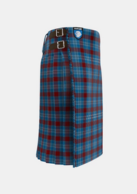 Traditional_Rafferty_Tartan_kilt_6749_right_image_with_pleated_design_and_adjustable_buckles_for_men