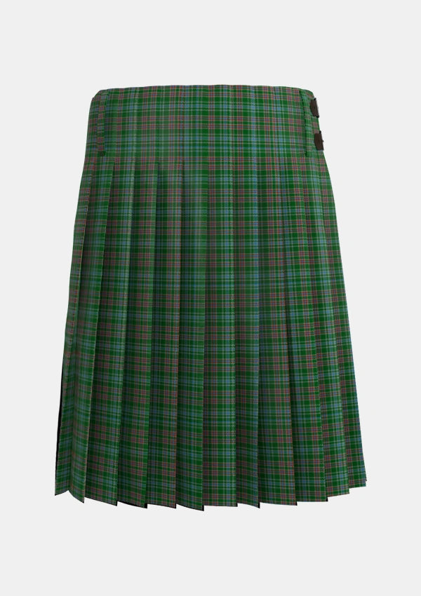 Traditional_Ralston_USA_Tartan_6109_kilt_back_image_with_pleated_design_and_adjustable_buckles_for_men