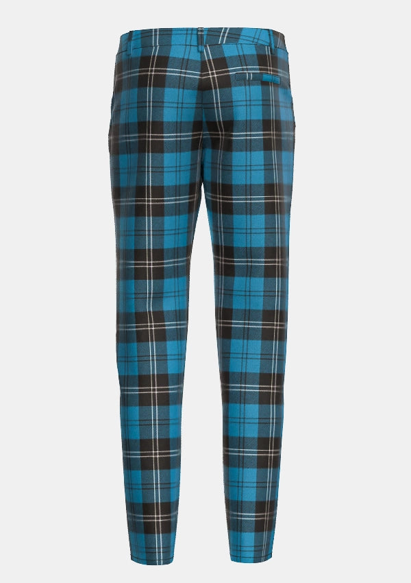 Maßgeschneiderte Ramsay Blau Tartan Hose	