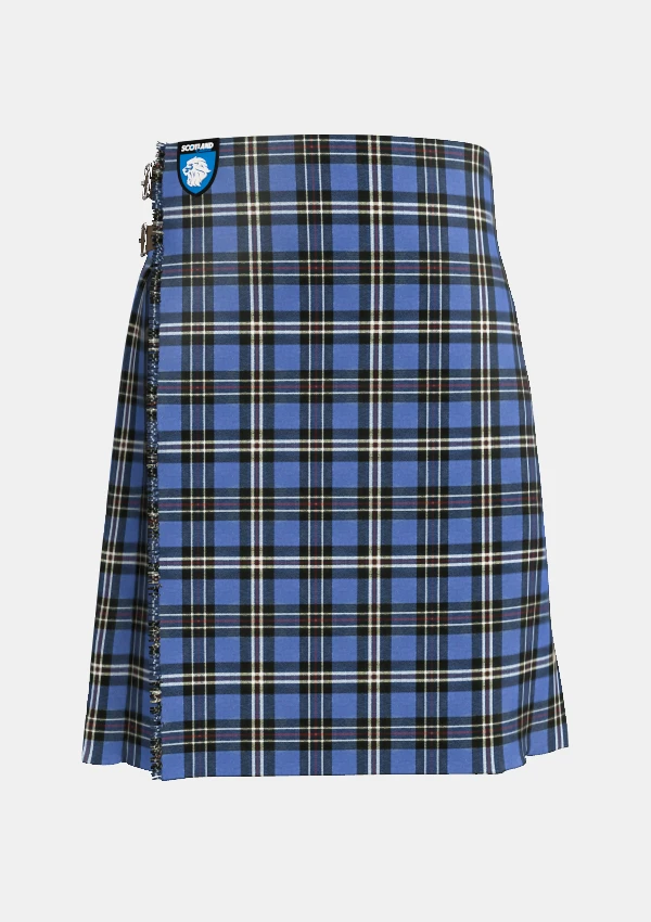 Traditional_Rangers_tartan_front_image_with_pleated_design_and_adjustable_buckles_for_men