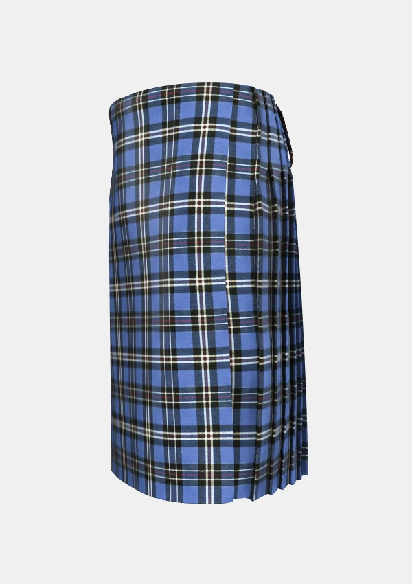 Traditional_Rangers_tartan_left_image_with_pleated_design_and_adjustable_buckles_for_men