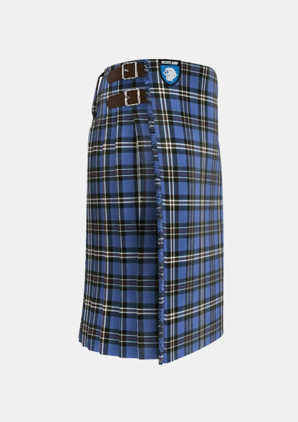 Traditional_Rangers_tartan_right_image_with_pleated_design_and_adjustable_buckles_for_men