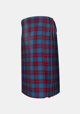 Traditional_Reagan_Tartan_6427_kilt_left_image_with_pleated_design_and_adjustable_buckles_for_men