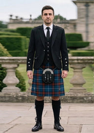 Traditional_Reese_Tartan_6915_Kilt_and_Argyle_Jacket_Kilt_Outfit_front_image