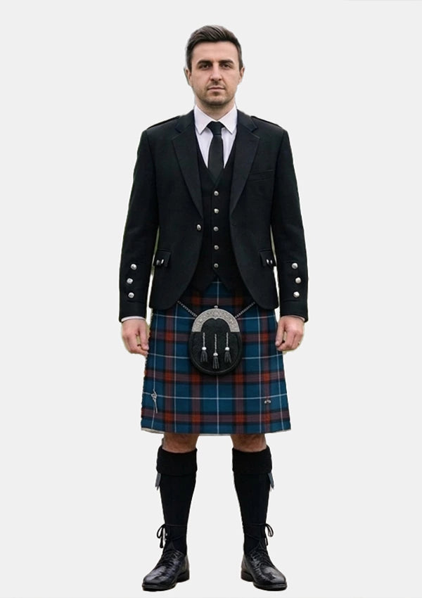 Traditional_Reese_Tartan_6915_Kilt_and_Argyle_Jacket_Kilt_Outfits_front_image