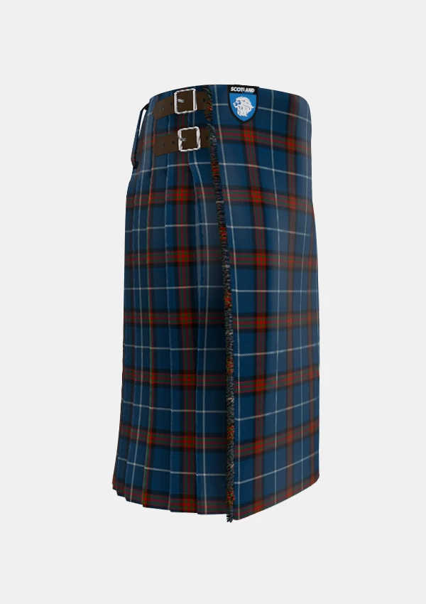 Traditional_Reese_Tartan_kilt_6915_right_image_with_pleated_design_and_adjustable_buckles_for_men