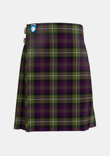 Traditional_Rennie_Tartan_kilt_716_front_image_with_pleated_design_and_adjustable_buckles_for_men