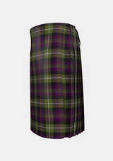 Traditional_Rennie_Tartan_kilt_716_left_image_with_pleated_design_and_adjustable_buckles_for_men