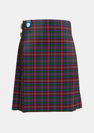 Traditional_Ritchie_Tartan_kilt_5412_front_image_with_pleated_design_and_adjustable_buckles_for_men