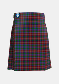 Traditional_Ritchie_Tartan_kilt_5412_front_image_with_pleated_design_and_adjustable_buckles_for_men