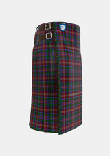 Traditional_Ritchie_Tartan_kilt_5412_right_image_with_pleated_design_and_adjustable_buckles_for_men