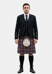 Traditional_Rob_Roy_Tartan_7026_Kilt_and_Argyle_Jacket_Kilt_Outfits_front_image