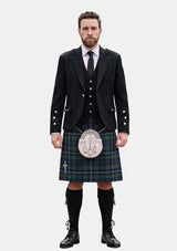 Traditional_Robertson_Hunting_Modern_Tartan_Kilt_and_Argyle_Jacket_Kilt_Outfits_front_image