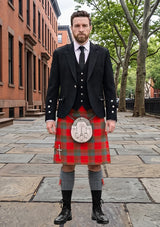 Traditional_Robertson_Red_Weathered_Kilt_and_Argyle_Jacket_Kilt_Outfit_front_image