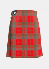 Traditional_Robertson_Red_Weathered_Tartan_kilt_front_image_with_pleated_design_and_adjustable_buckles_for_men