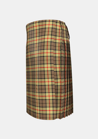 Traditional_Rogers_C_Tartan_12372_kilt_left_image_with_pleated_design_and_adjustable_buckles_for_men
