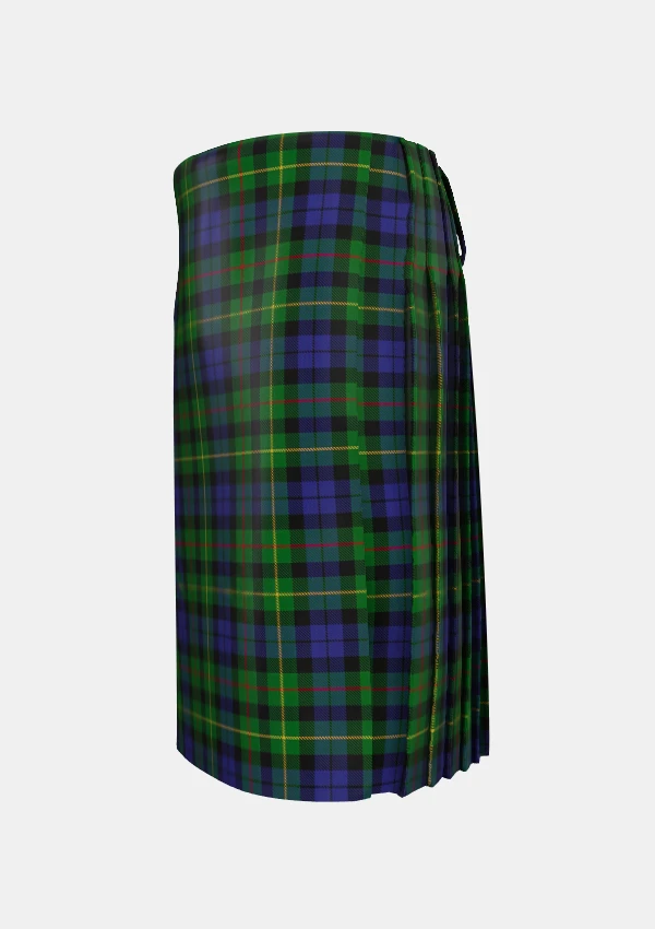 Traditional_Rollo_Tartan_kilt_1971_left_image_with_pleated_design_and_adjustable_buckles_for_men