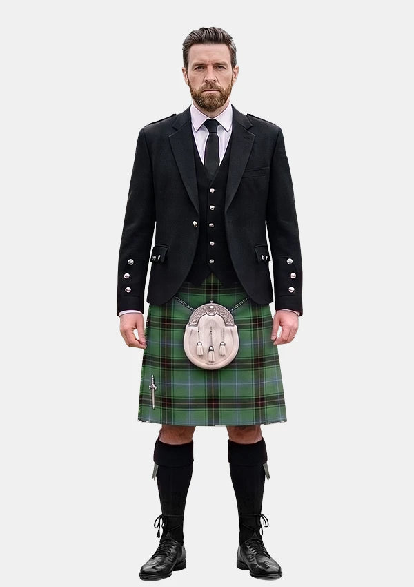 Traditional_Rooney_Tartan_7517_Kilt_and_Argyle_Jacket_Kilt_Outfits_front_image
