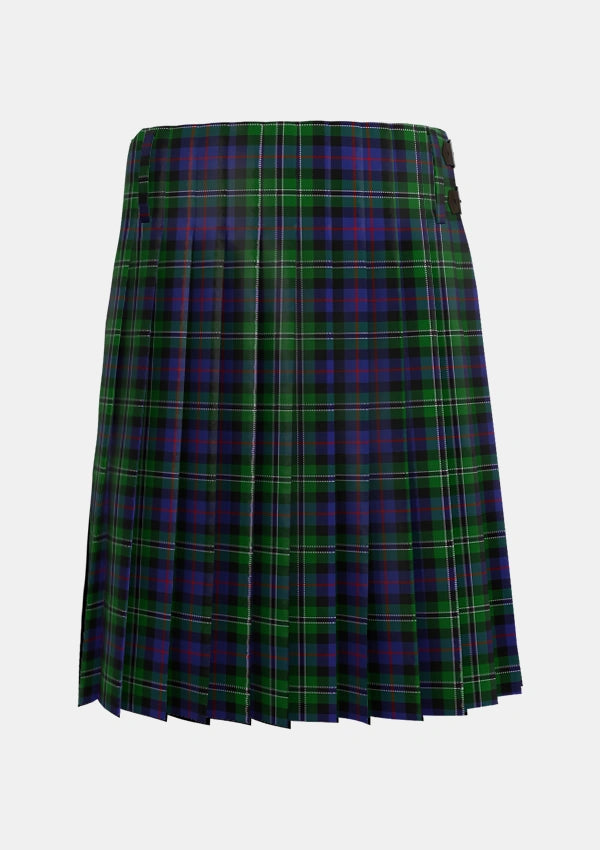 Traditional_Rose_Hunting_Tartan_1226_kilt_back_image_with_pleated_design_and_adjustable_buckles_for_men