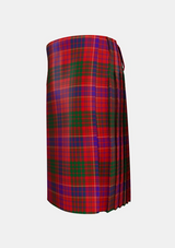 Traditional_Ross_3_Tartan_863_kilt_left_image_with_pleated_design_and_adjustable_buckles_for_men