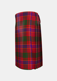 Traditional_Ross_3_Tartan_863_kilt_left_image_with_pleated_design_and_adjustable_buckles_for_men