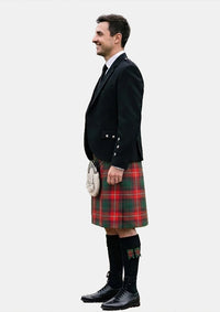 Traditional_RoxBurgh_tartan_160_Kilt_and_Argyle_Jacket_Kilt_Outfits_left_image