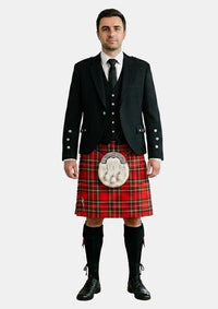 Traditional_Royal_Stewart_Tartan_Kilt_and_Argyle_Jacket_Kilt_Outfits_front_image