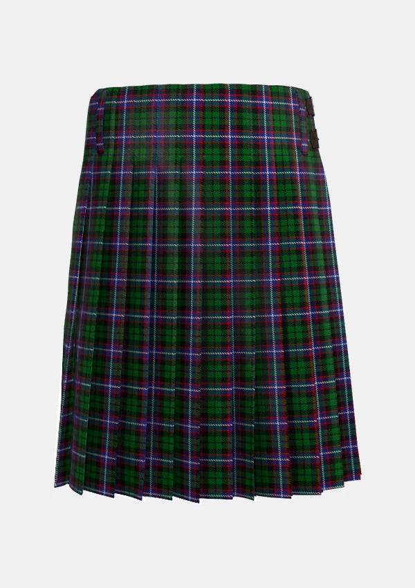 Traditional_Russell_tartan_3179_back_image_with_pleated_design_and_adjustable_buckles_for_men