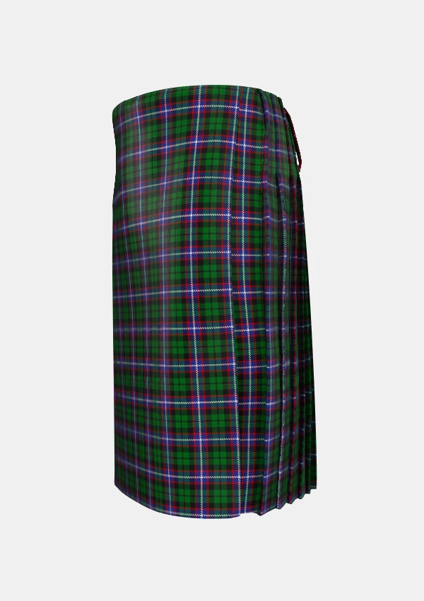 Traditional_Russell_tartan_3179_left_image_with_pleated_design_and_adjustable_buckles_for_men