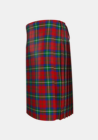 Traditional_Ruthven_Tartan_kilt_1521_left_image_with_pleated_design_and_adjustable_buckles_for_men