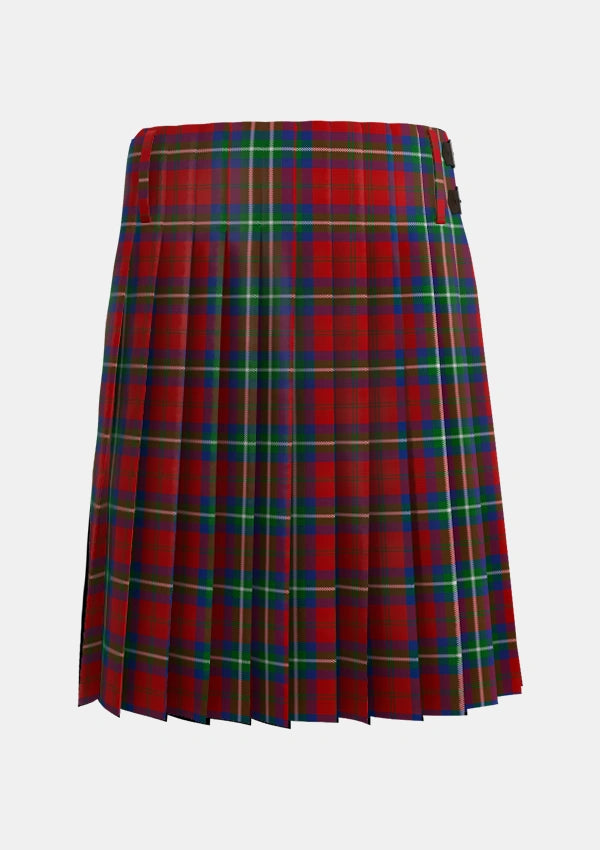 Traditional_Ruthven_VS_Tartan_1521_kilt_back_image_with_pleated_design_and_adjustable_buckles_for_men
