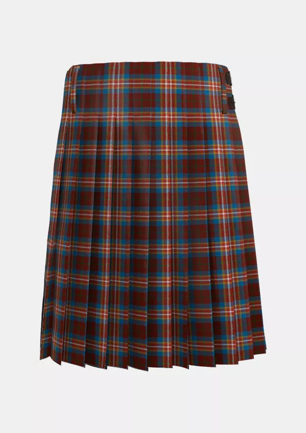 Traditional_Ryan_Fehder_Tartan_10483_kilt_back_image_with_pleated_design_and_adjustable_buckles_for_men