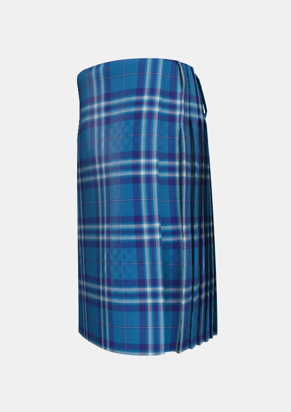 Traditional_Saltire_tartan_left_image_with_pleated_design_and_adjustable_buckles_for_men