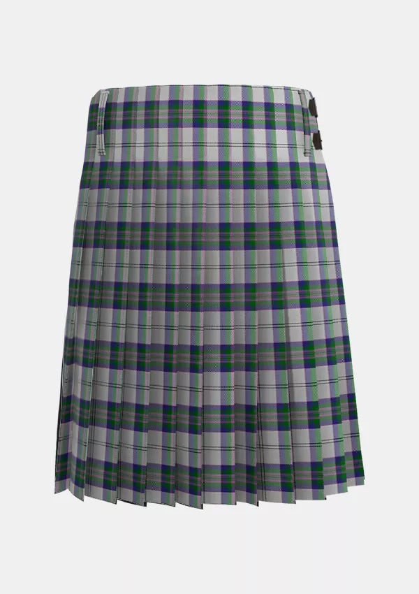 Traditional_Scotland_the_Brave_Dress_Tartan_6567_kilt_back_image_with_pleated_design_and_adjustable_buckles_for_men