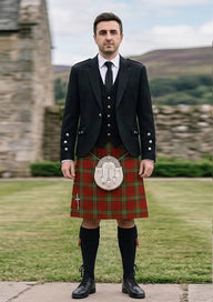 Traditional_Scott_Tartan_1005_Kilt_and_Argyle_Jacket_Kilt_Outfit_front_image
