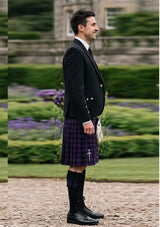 Traditional_Scottish_Heather_tartan_3909_Kilt_and_Argyle_Jacket_Kilt_Outfit_right_image