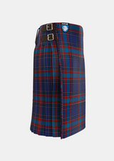 Traditional_Selkirk_Tartan_kilt_2304_right_image_with_pleated_design_and_adjustable_buckles_for_men