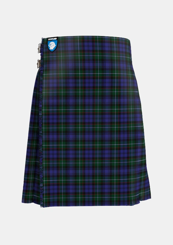 Traditional_Sempill_Tartan_2420_kilt_front_image_with_pleated_design_and_adjustable_buckles_for_men
