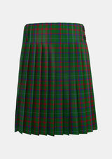Traditional_Shaw_of_Tordarroch_Green_Hunting_Tartan_318_kilt_back_image_with_pleated_design_and_adjustable_buckles_for_men