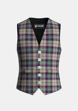 Traditional_Shiel_Purple_Tartan_7583_Waistcoat_front_image