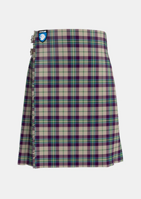 Traditional_Shiel_Purple_Tartan_kilt_front_image_with_pleated_design_and_adjustable_buckles_for_men