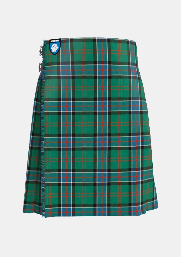 Traditional_Sinclair_tartan_front_image_with_pleated_design_and_adjustable_buckles_for_men