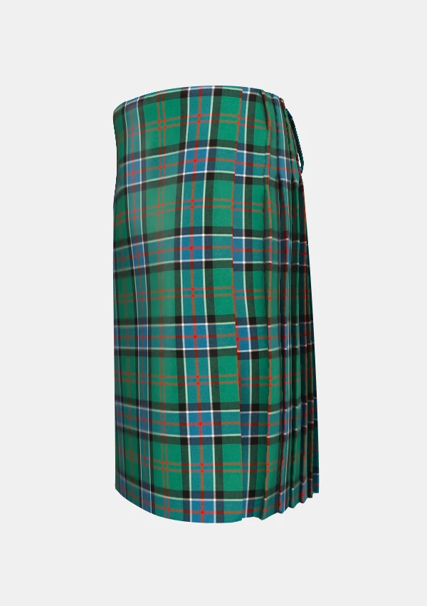 Traditional_Sinclair_tartan_left_image_with_pleated_design_and_adjustable_buckles_for_men