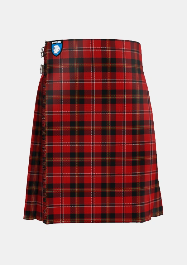Traditional_Smeaton_1985_Tartan_3213_kilt_front_image_with_pleated_design_and_adjustable_buckles_for_men