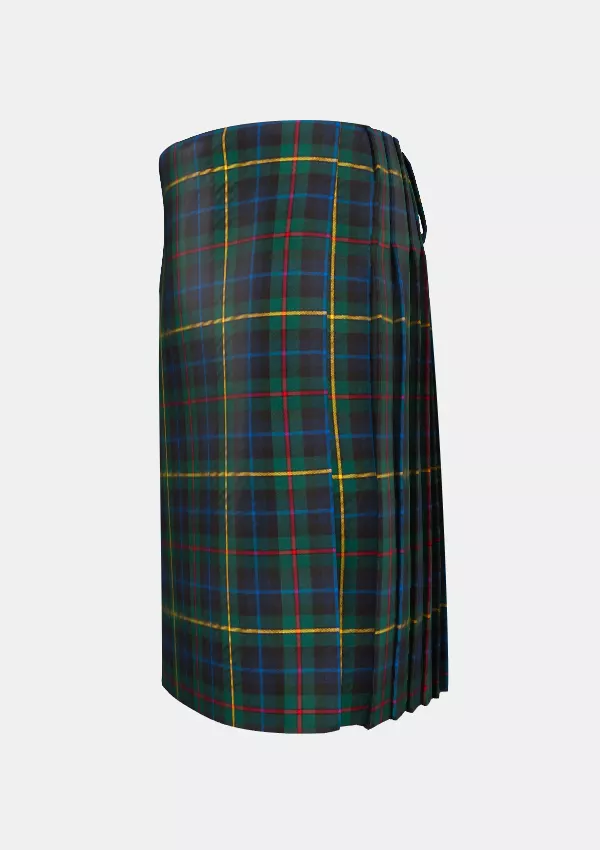 Traditional_Smith_Modern_Tartan_kilt_left_image_with_pleated_design_and_adjustable_buckles_for_men