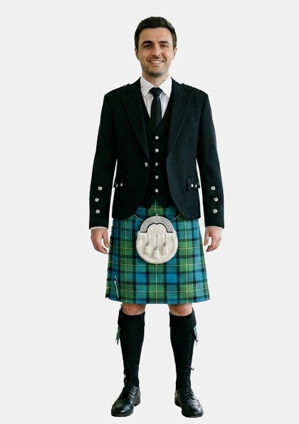 Traditional_Smith_tartan_Kilt_and_Argyle_Jacket_Kilt_Outfits_front_image
