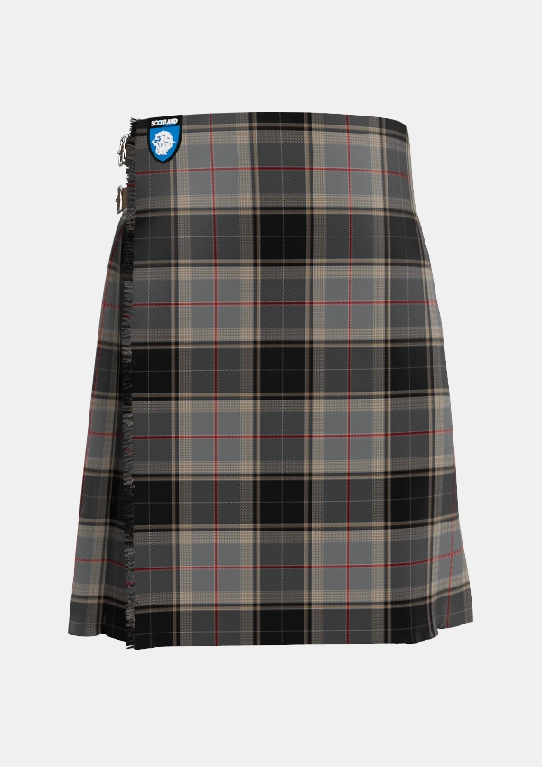 Traditional_Sobieski_Stewart_Tartan_7096_kilt_front_image_with_pleated_design_and_adjustable_buckles_for_men
