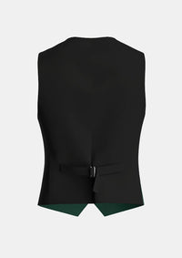 Traditional_Solid_Green_Tartan_Waistcoat_back_image