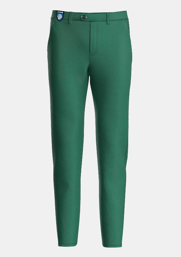 Traditional_Solid_Green_Tartan_trouser_front_image